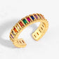 AMORETTO MILANO Ring Bunte Steine Gold