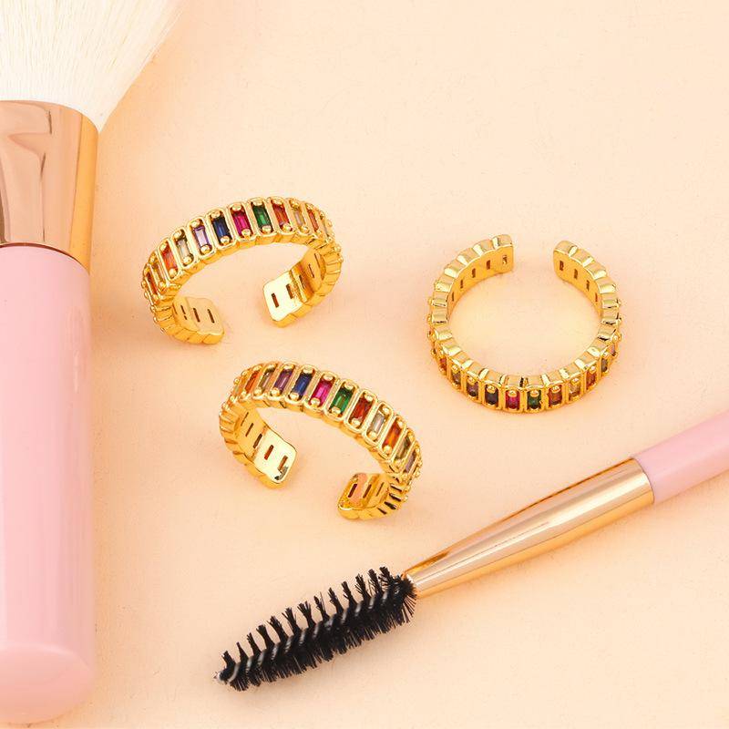 AMORETTO MILANO Ring Bunte Steine Gold