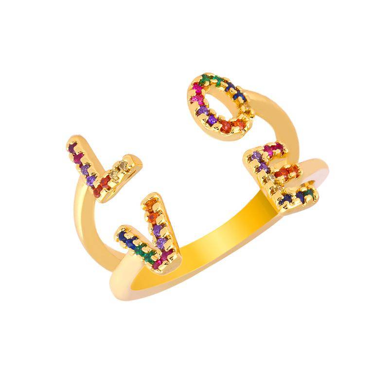 AMORETTO MILANO Ring Love Gold