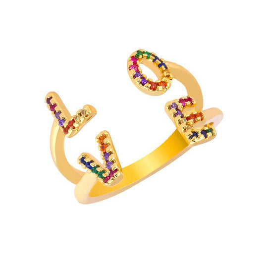 AMORETTO MILANO Ring Love Gold
