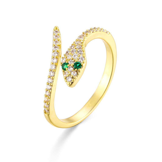 AMORETTO MILANO Ring Schlange Gold
