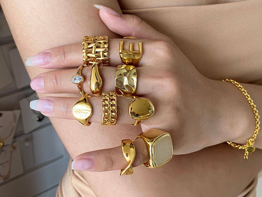 AMORETTO MILANO Ring Ring Gold