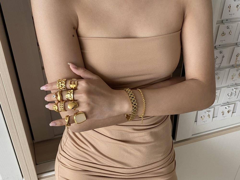 AMORETTO MILANO Ring Ring Gold