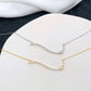 AMORETTO MILANO 925 Silber Welle mit Zirkoniasteinen GOld