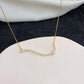 AMORETTO MILANO 925 Silber Welle mit Zirkoniasteinen GOld