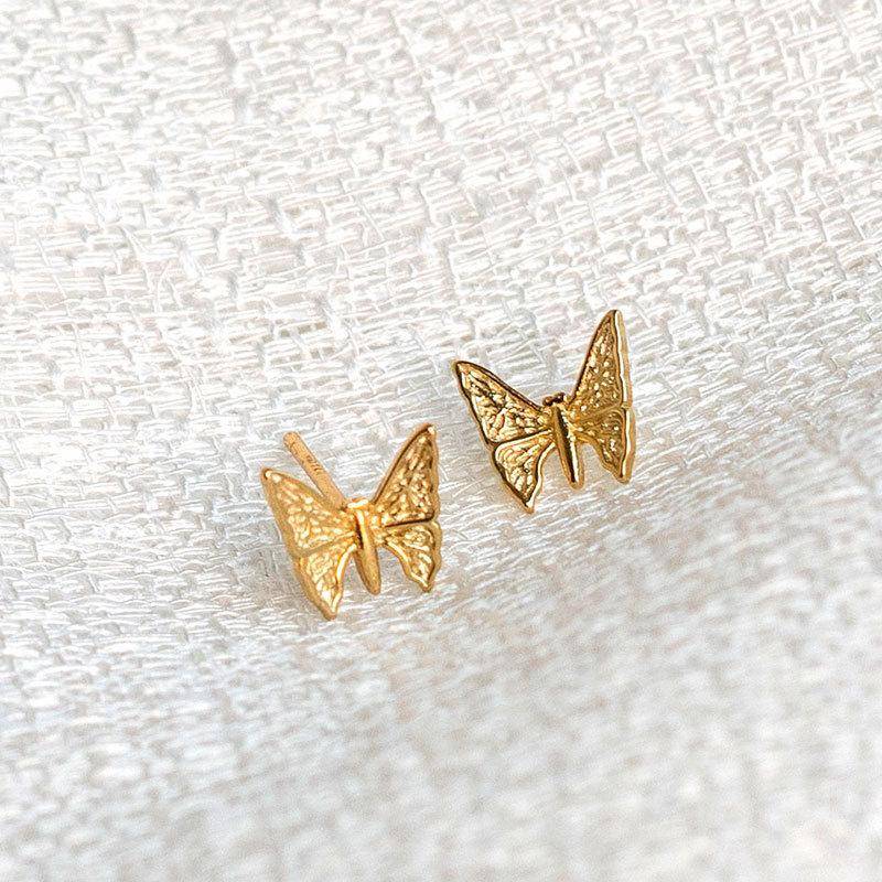 AMORETTO MILANO 925 Silber Schmetterlinge Gold