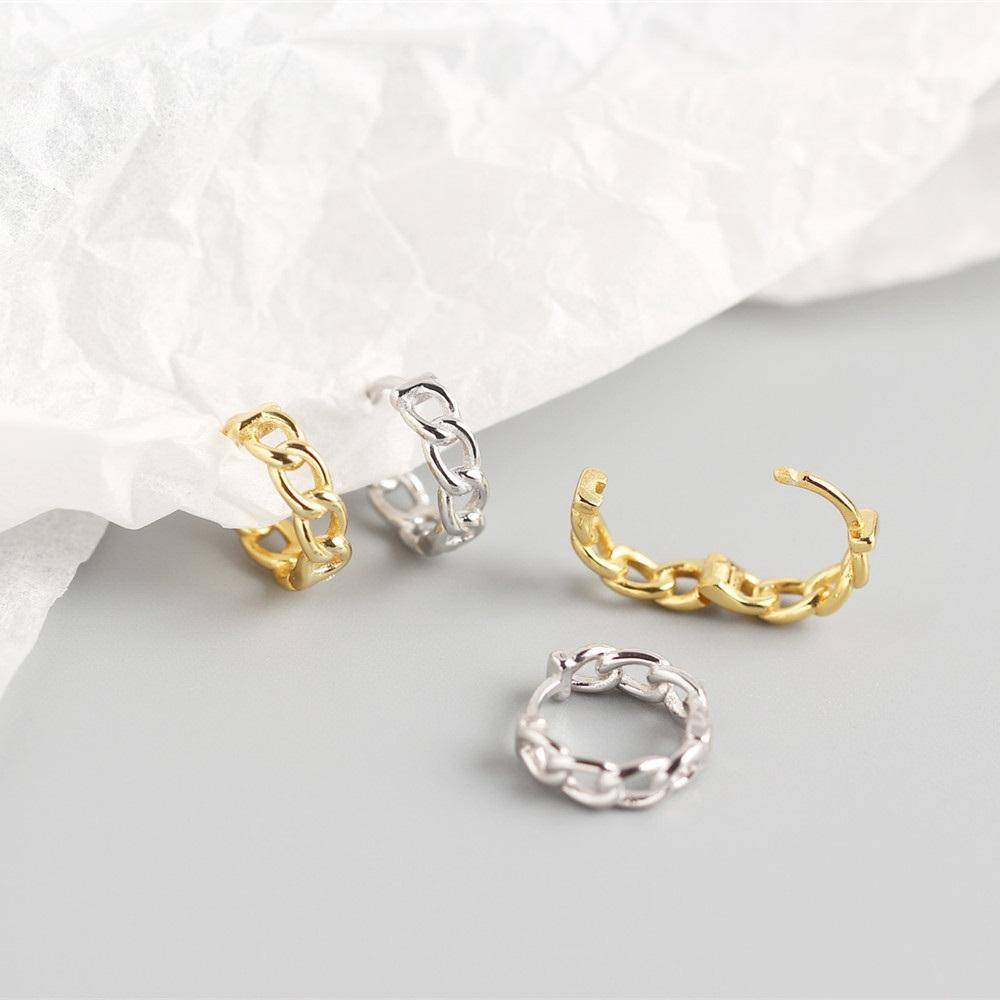 AMORETTO MILANO 925 Silber Creole Kettenoptik Chain Figaro Silber