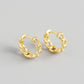 AMORETTO MILANO 925 Silber Creole Kettenoptik Chain Figaro Gold
