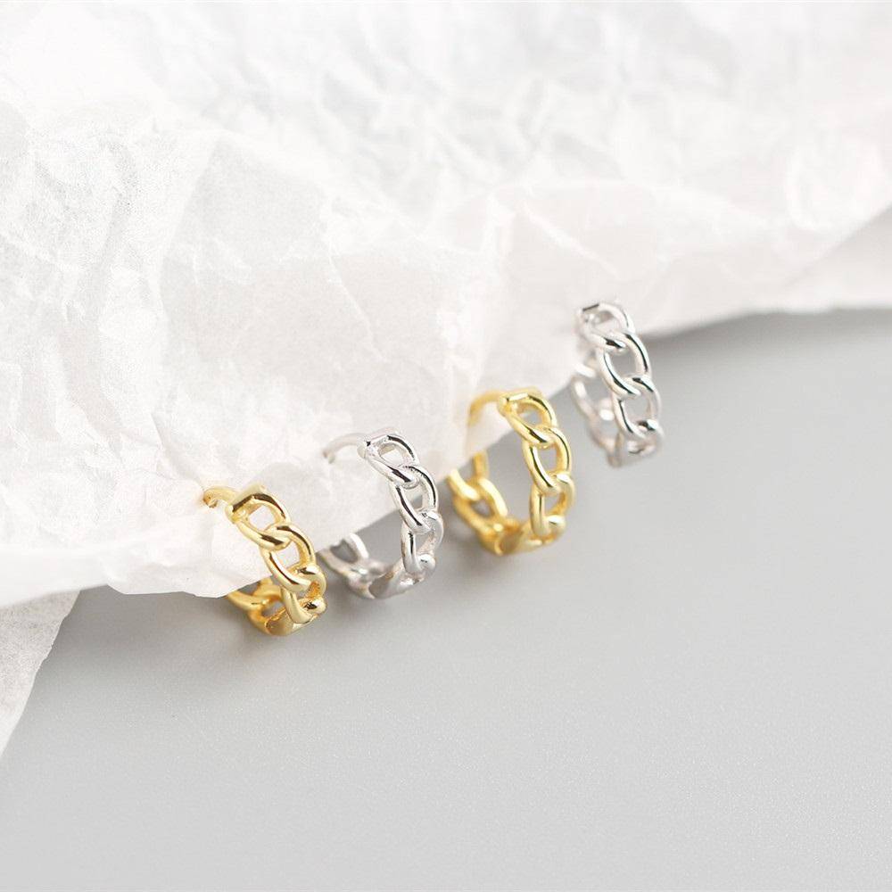 AMORETTO MILANO 925 Silber Creole Kettenoptik Chain Figaro Gold