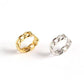 AMORETTO MILANO 925 Silber Creole Kettenoptik Chain Figaro Gold