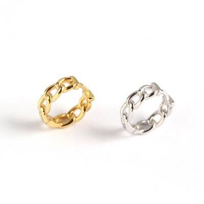 AMORETTO MILANO 925 Silber Creole Kettenoptik Chain Figaro Gold