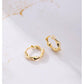 AMORETTO MILANO 925 Silber Wellen Creolen Gold