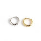 AMORETTO MILANO 925 Silber Spickes Creolen Zirkoniasteine Gold