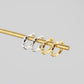 AMORETTO MILANO 925 Silber Spickes Creolen Zirkoniasteine Gold