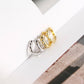 AMORETTO MILANO 925 Silber Spickes Creolen Zirkoniasteine Gold