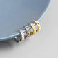 AMORETTO MILANO 925 Silber Spickes Creolen Zirkoniasteine Gold