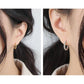 AMORETTO MILANO 925 Silber Gedreht Creolen Gold