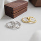 AMORETTO MILANO 925 Silber Gedreht Creolen Gold