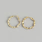 AMORETTO MILANO 925 Silber Wellen Creolen Gold