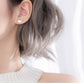 AMORETTO MILANO 925 Silver Children's Stud Earrings Mouse Silver