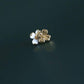 AMORETTO MILANO 925 Silber Blumen Gelb Gold