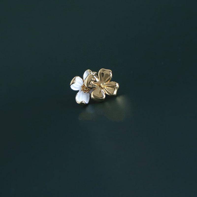 AMORETTO MILANO 925 Silber Blumen Gelb Gold