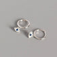 AMORETTO MILANO 925 Silber Auge Blau Creole Silber