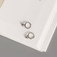 AMORETTO MILANO 925 Silber Auge Blau Creole Silber