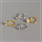 AMORETTO MILANO 925 Silber Auge Blau Creole Gold