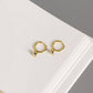 AMORETTO MILANO 925 Silber Auge Blau Creole Gold