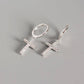 AMORETTO MILANO 925 Silber Kreuz Zirkoniasteine Creole Silber