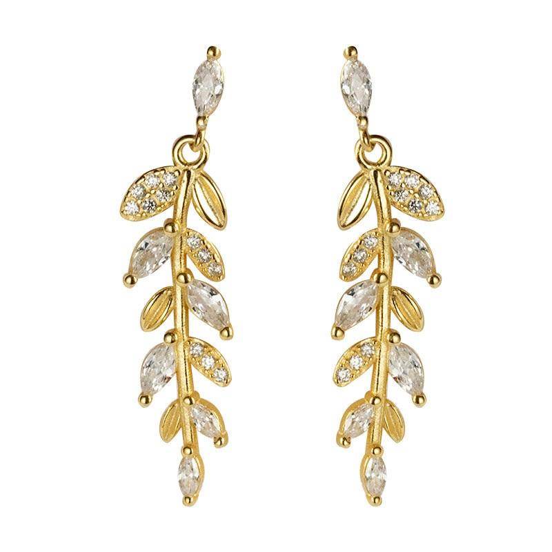 AMORETTO MILANO 925 Silber Blatt Gold