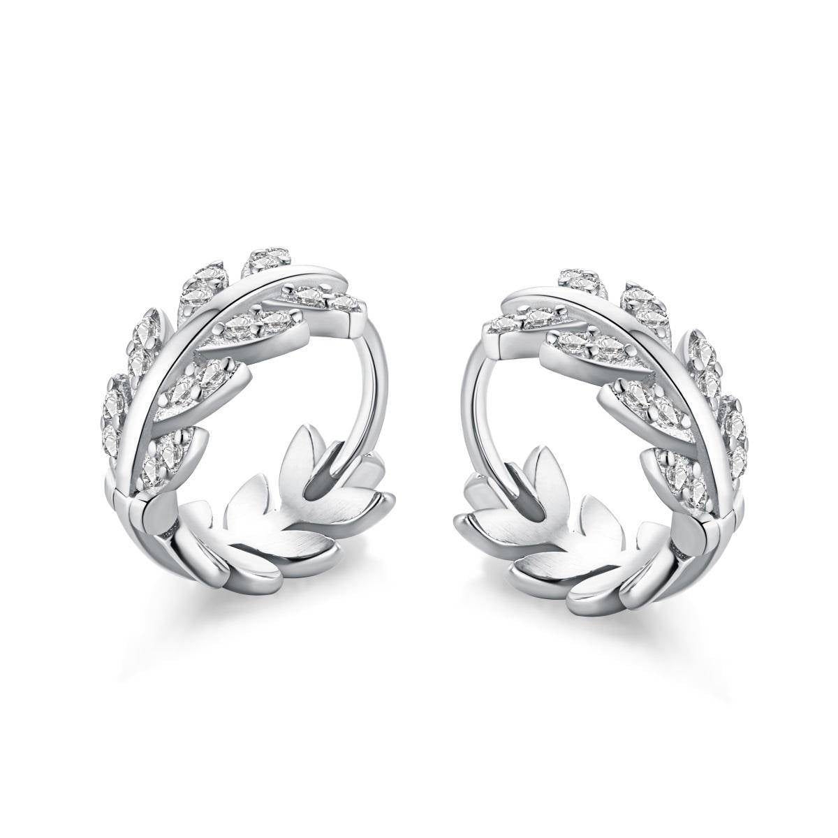 AMORETTO MILANO 925 Silber Blatt Silber