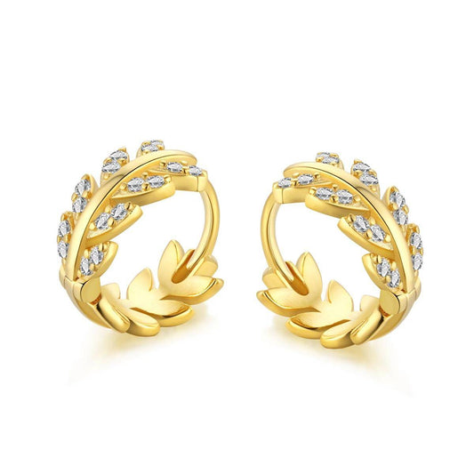 AMORETTO MILANO 925 Silber Blatt Gold