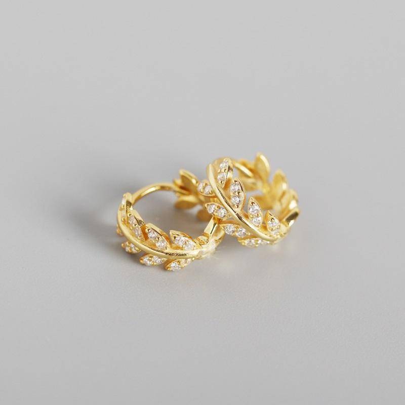 AMORETTO MILANO 925 Silber Blatt Gold