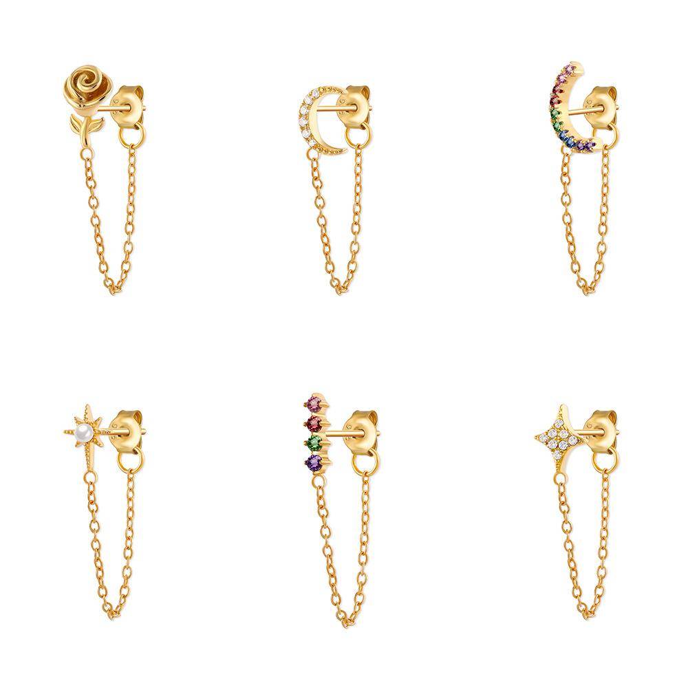 AMORETTO MILANO 925 Silber Kette Gold