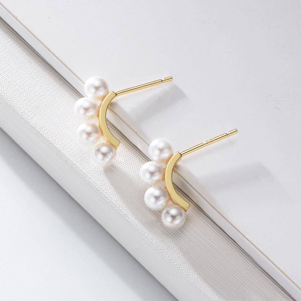 AMORETTO MILANO 925 Silber Perlen Gold