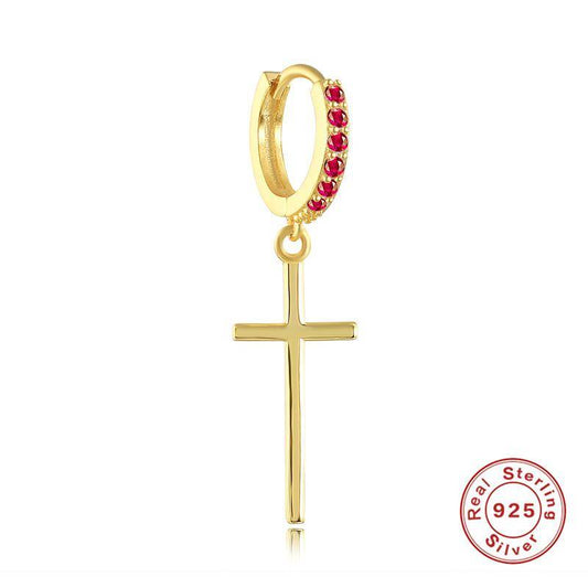 AMORETTO MILANO 925 Silber Kreuz Gold