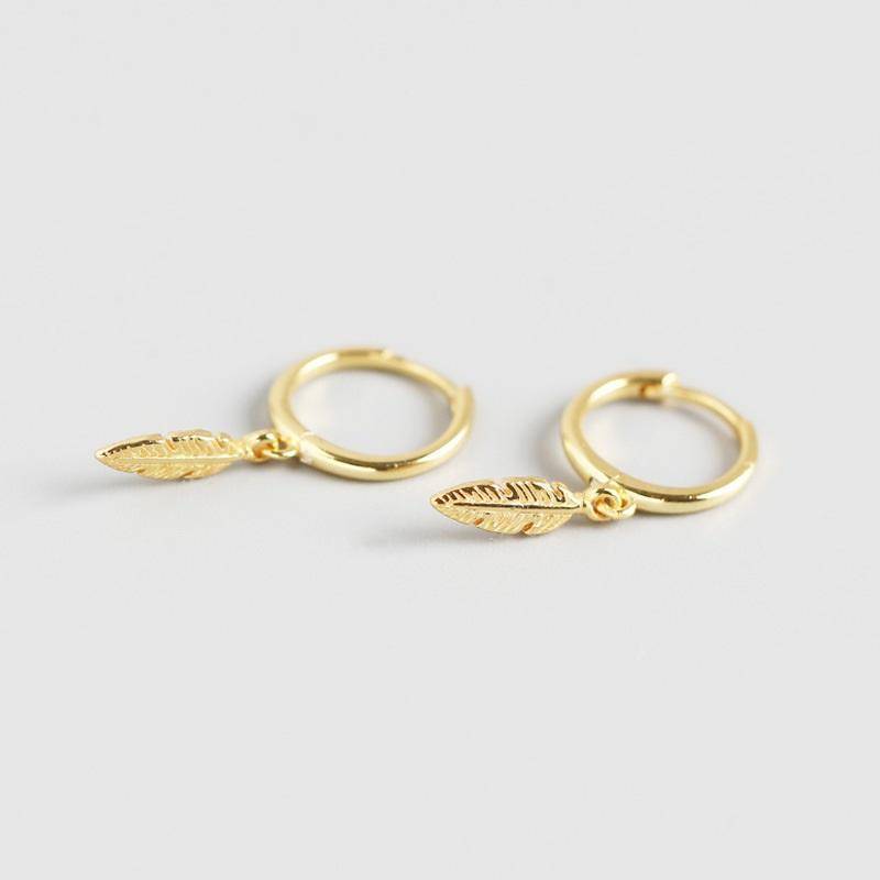 AMORETTO MILANO 925 Silber Feder Gold