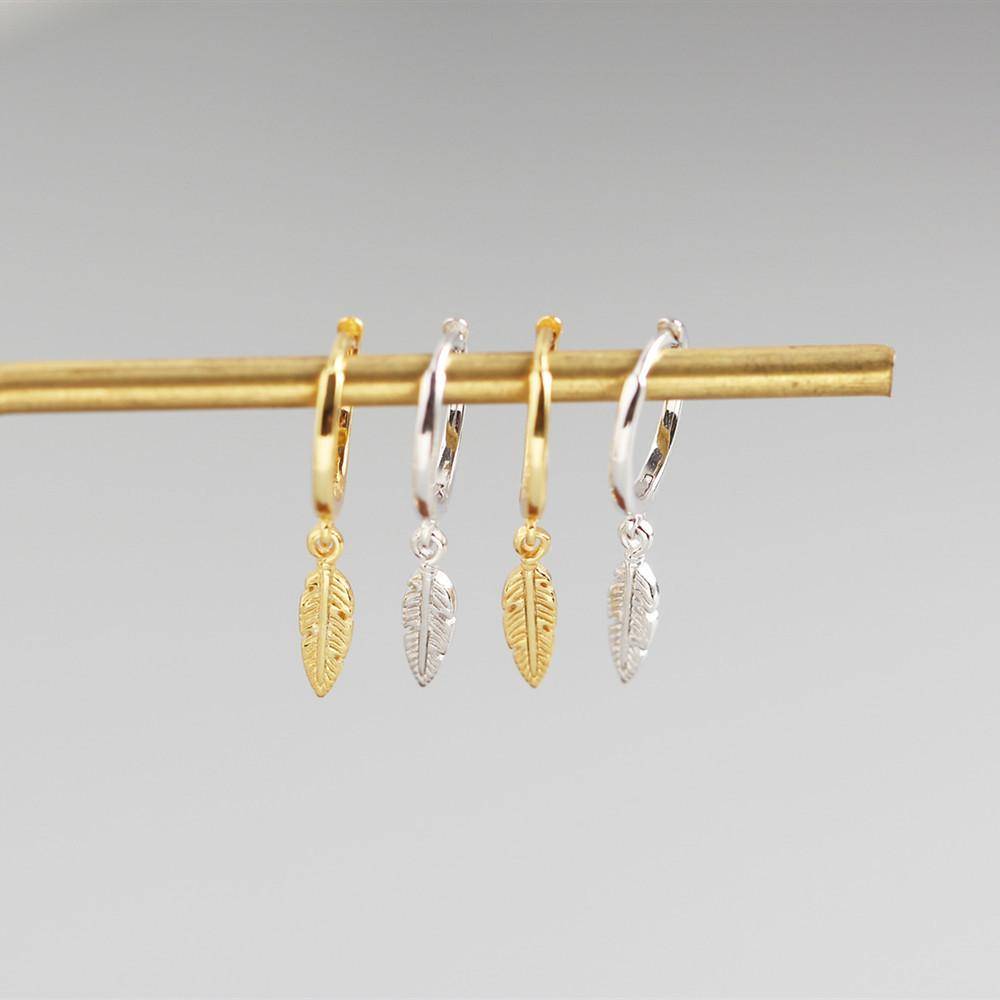 AMORETTO MILANO 925 Silber Feder Gold