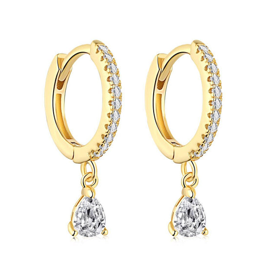 AMORETTO MILANO 925 Silber Tropfen Gold