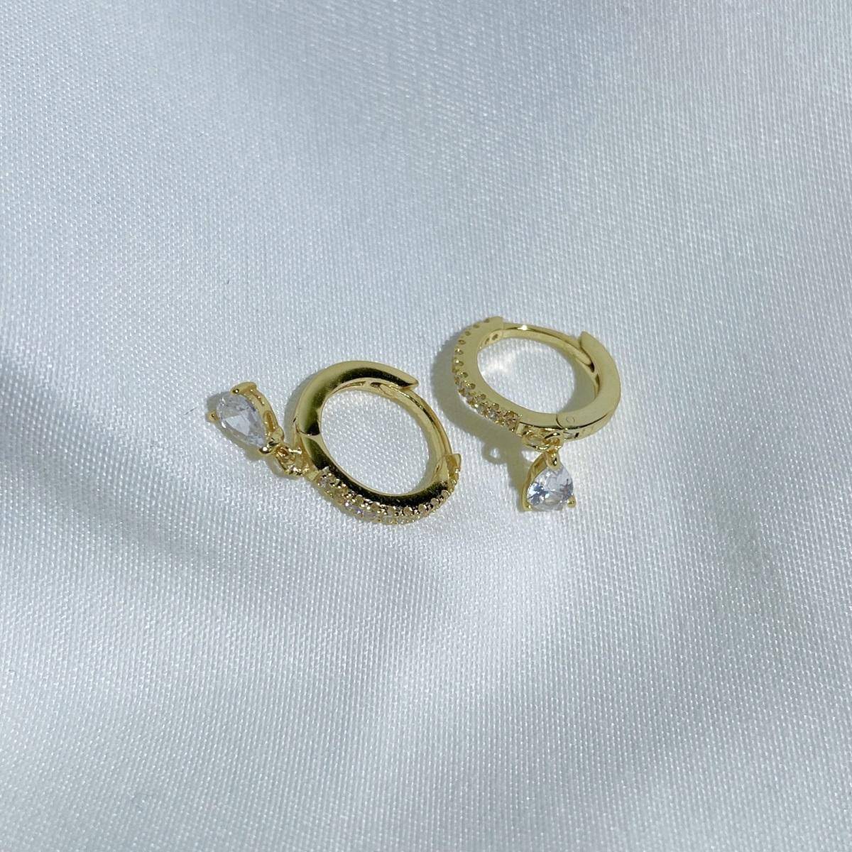 AMORETTO MILANO 925 Silber Tropfen Gold