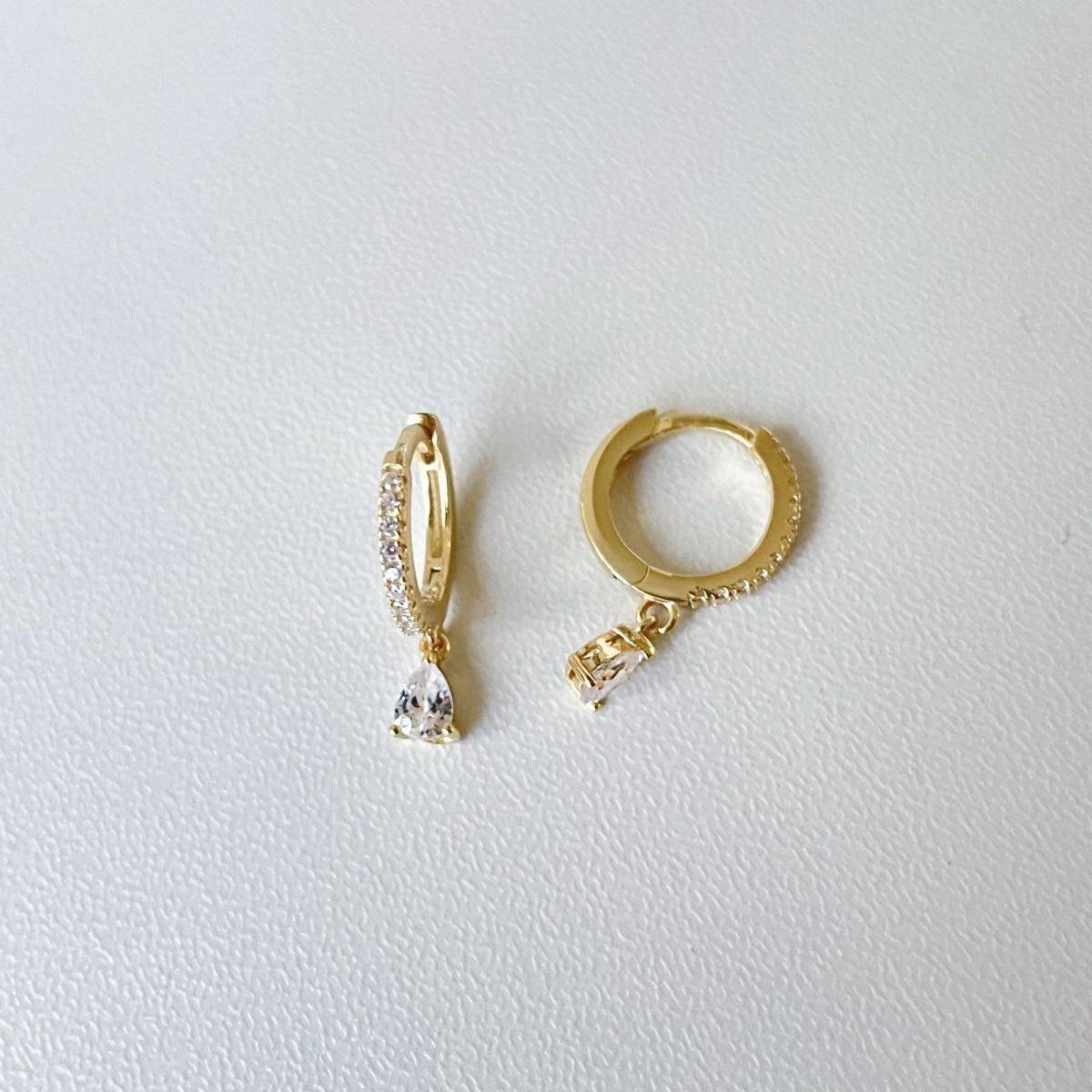 AMORETTO MILANO 925 Silber Tropfen Gold