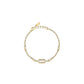 Karl Lagerfeld Damen Armband CRYSTALS Gold Weiß
