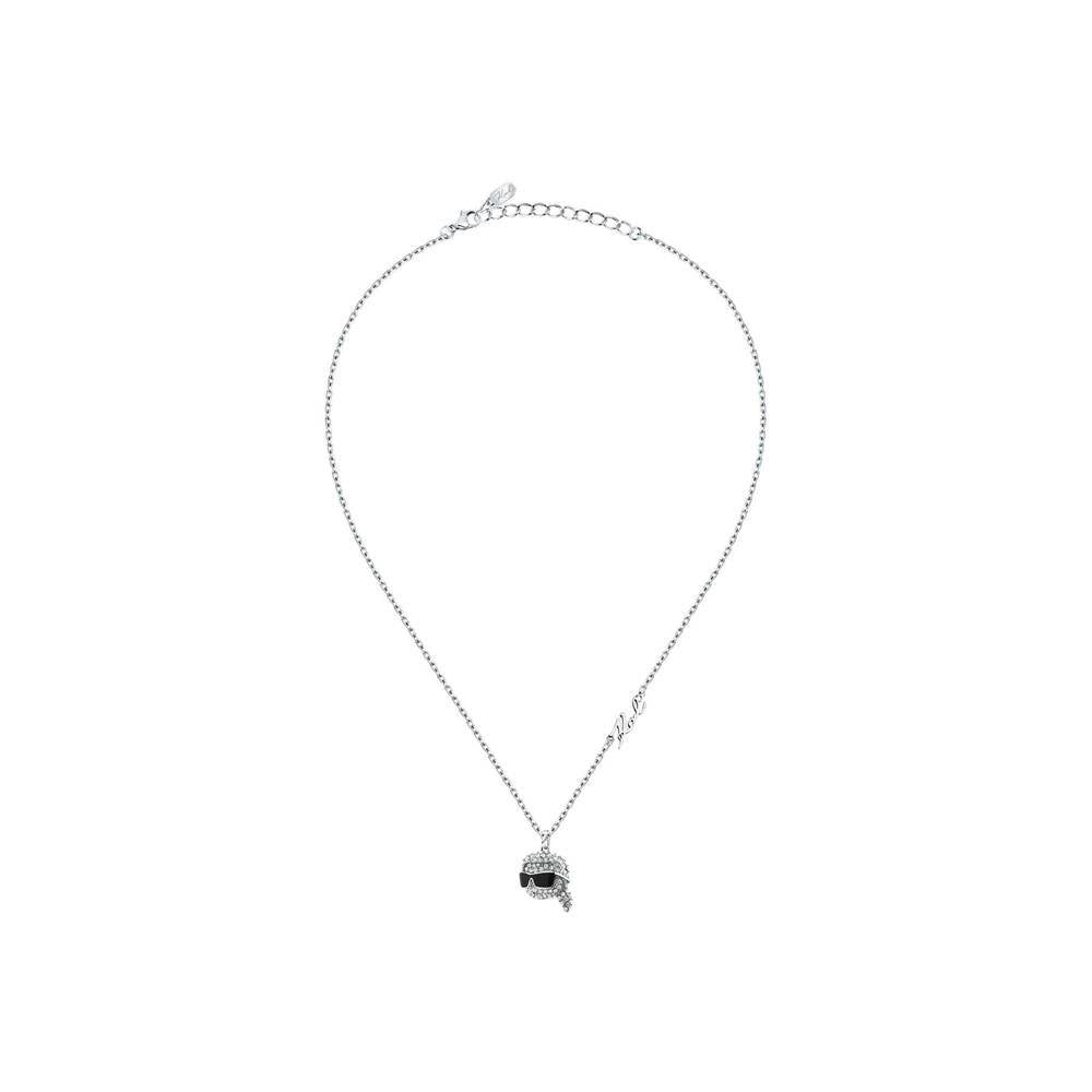 Karl Lagerfeld Collier Femme CHARMS Argent Blanc