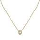 Karl Lagerfeld Damen Halskette ILLUME Gold Weiß