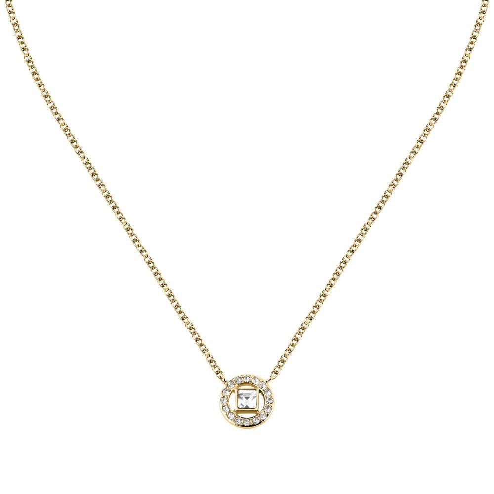 Karl Lagerfeld Damen Halskette ILLUME Gold Weiß