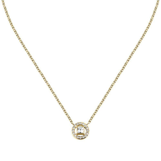 Karl Lagerfeld Damen Halskette ILLUME Gold Weiß