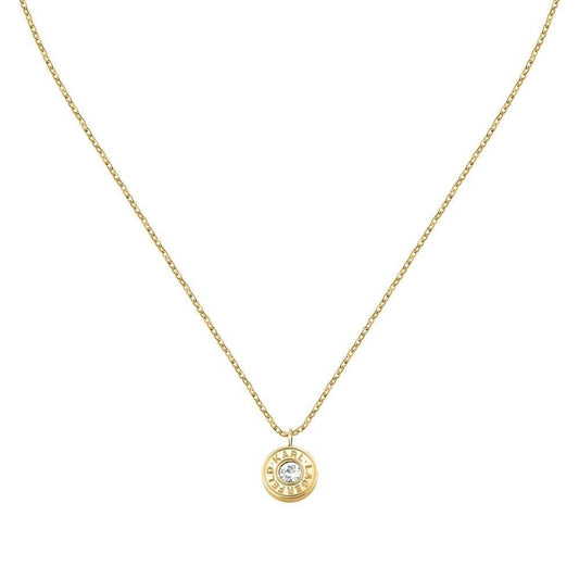 Karl Lagerfeld Damen Halskette ILLUME Gold Weiß