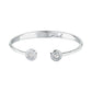 Karl Lagerfeld Damen Armband ILLUME Silber Weiß